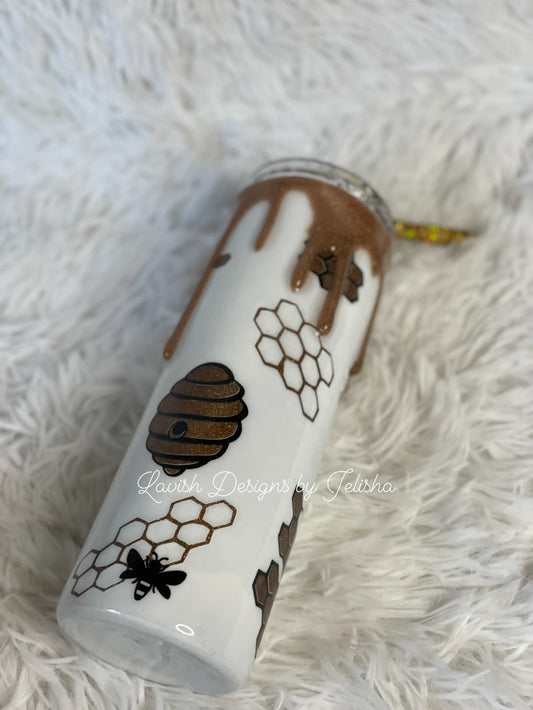 Create a Honey Bee Drip Tumbler