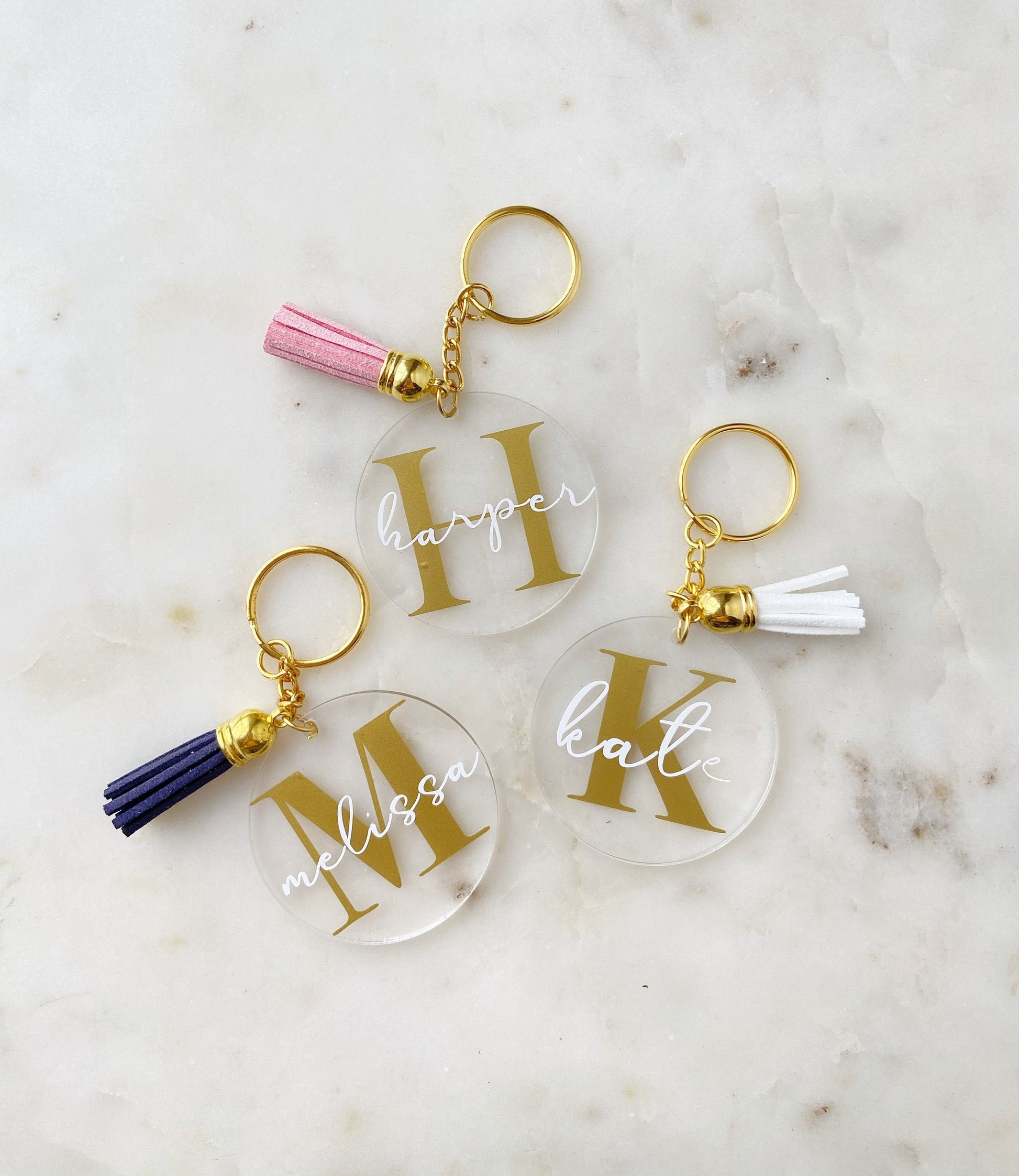 Personalized Initial Keychain by oNecklace